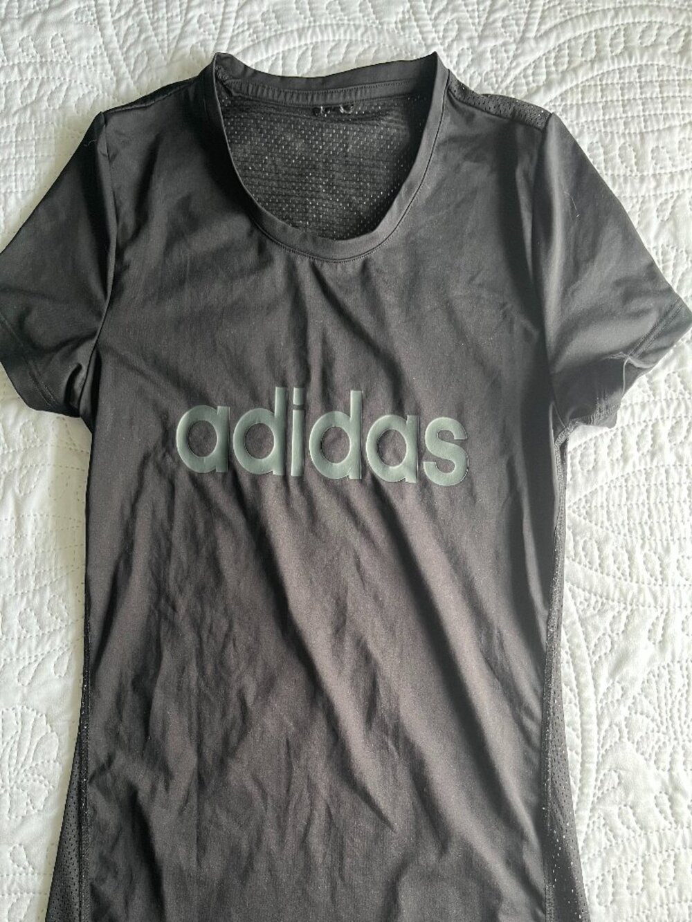 Black women's Adidas workout shirt